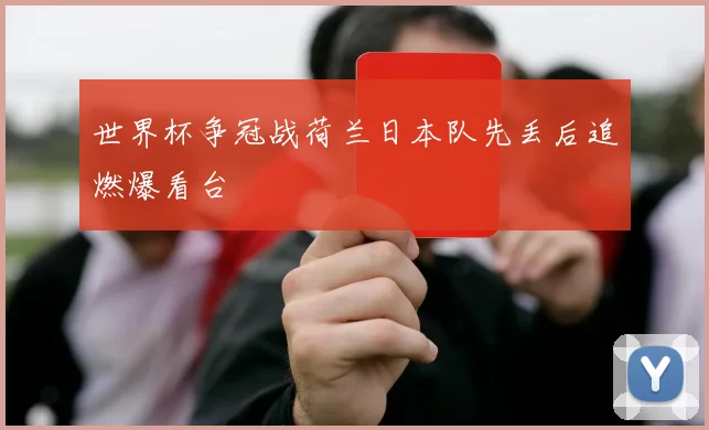 世界杯争冠战荷兰日本队先丢后追燃爆看台
